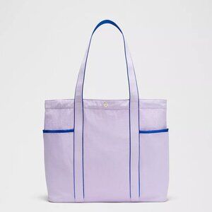 Lululemon Athletica Purple and Blue Tote Bag